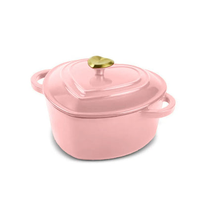 Heart-Shaped Cast Iron Pot